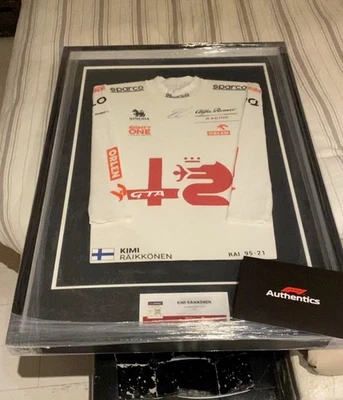 Kimi Raikkonen 2021 Signed Race Used Nomex - Immagine 1 di 4