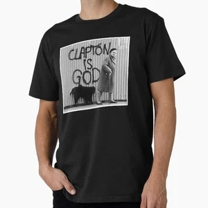 Camiseta Clapton is God Gift Fan Eric Premi Hecha en EE. UU. Para Hombre S a 5XL - Imagen 1 de 3