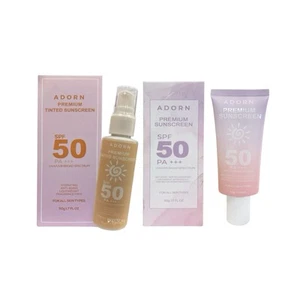 Adorn Premium Sonnencreme & getöntes Sonnenschutzpaket LSF 50 PA+++ 50g je - Bild 1 von 2