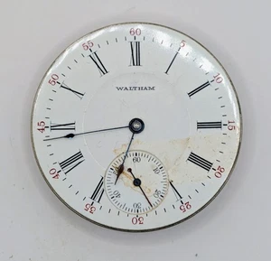 1907  Waltham Watch Movement-For Repair Or Restoration - Picture 1 of 3