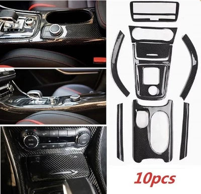 Carbon Fiber Car Interior Trim Set For Mercedes Benz CLA45 W117 A45 W176 GLA 156 - Image 1 of 4