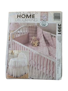 McCalls Home Decorating 3991 Nursery Crib Comforter Bumper Laura Ashley Uncut - Picture 1 of 3
