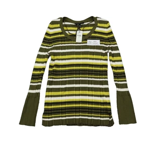 Lane Bryant Pullover Damen 14 Grün Langarm Rundhals Rippstrickpullover - Bild 1 von 20