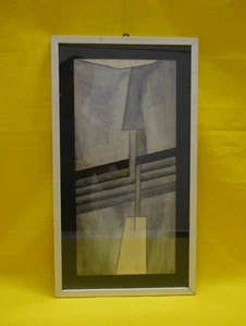✅ MERAVIGLIOSO DISEGNO A MATITA FIRMATO "BARETTA" MODERNISTA 1980 VINTAGE - 995 - Foto 1 di 7
