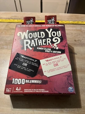 PARTY EDITION KINDA CLEAN Would You Rather game - Image 1 of 4