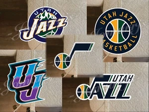 Utah Jazz Logo NBA Sticker Decal Vinyl waterproof 2"-18" phone tumbler car - Picture 1 of 7