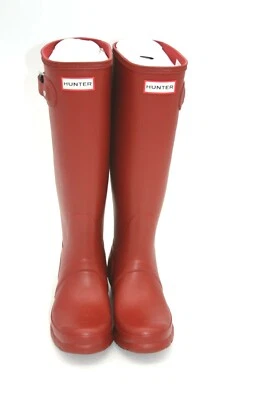 Hunter WFT1000RMA-MLR Mujer Original Alta LLUVIA Bota Militar Roja IMPERMEABLE Foto 1 de 4