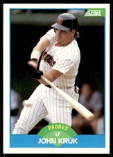 1989 Score John Kruk San Diego Padres #148