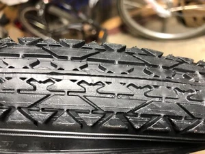 Bicycle tires 26 x 2.125 BALLOON  BLACKWALL TIRES fit Schwinn Goodyear tread - Picture 1 of 10