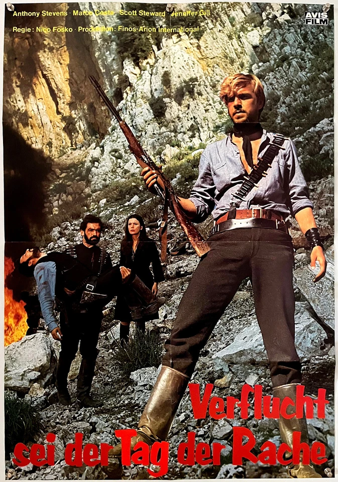 Anthony Stevens VERFLUCHT SEI DER TAG DER RACHE original A1 Kino Plakat 70er - Bild 1 von 1