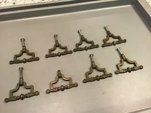 Vintage Menge 8 Einzelschraube Fallgriff Schublade Zug Tür Kommode Griff 2 5/8" - Bild 1 von 3