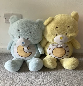 Peluche Care Bears Baby 2021 Sunshine And Moon Bear azul y amarillo Care Bears - Imagen 1 de 12