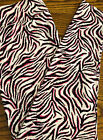 LuLaRoe TC2 Leggings Pink Black Zebra Tiger Animal Stripes Fur NWT New HTF