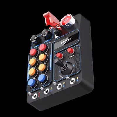 PXN CB1 Racing Button Box &RGB Beleuchtet & Buttons für Euro Truck Simulator 2bH - Bild 1 von 4