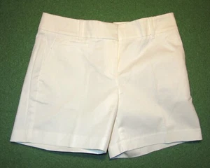 Ann Taylor Metro Damen Shorts, Baumwollmischung Kompression, weiß, Größe 4, NEU - Bild 1 von 7