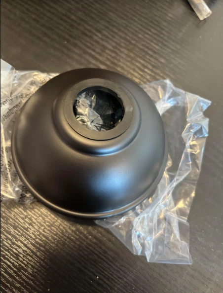 Cubierta de acoplamiento de repuesto para ventilador Harbor Breeze 74" bronce frotado con aceite Foto 1 de 1