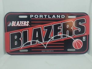 Portland  Trail Blazers Licenses Plate NOS 1990's - Picture 1 of 3