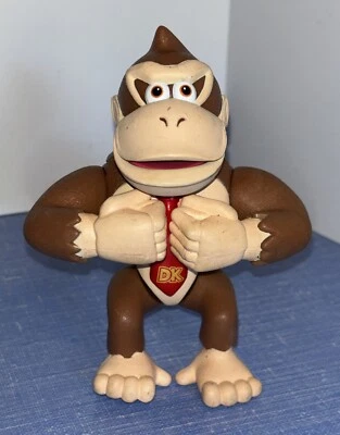 Donkey Kong Chest Slammin’ Action Figure Nintendo Toysite 1999 Vintage Works - Image 1 of 4