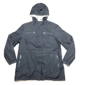 Black Rivet GIII Apparel Group Large Black Reversible Water Proof/ Fleece Jacket - Picture 1 of 12