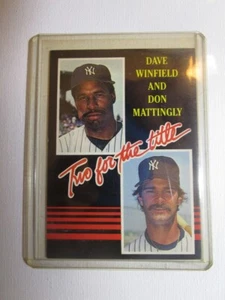 1985 Donruss Two for the title Dave Winfield and Don Mattingly #651 - Picture 1 of 1