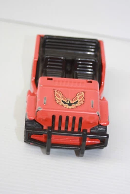Yatming #1608 Jeep CJ-7  With Top Orange Metal Base Diecast Firebird missing  - Image 1 of 4