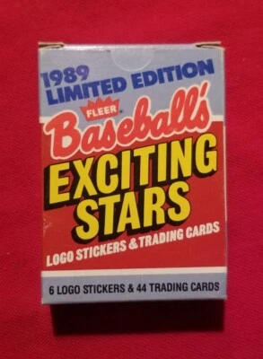 1989 Fleer Exciting Stars COMPLETE YOUR SET (#1-#44) PICK A CARD NM-MT FREE SHIP - Image 1 of 3