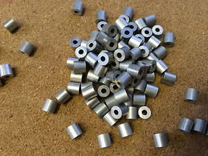 5x Aluminium Crimp End Stops 1.8mm / 2mm Steel Wire Rope Stainless Rigging - Picture 1 of 1