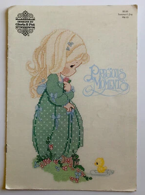 Gloria & Pat Precious Moments Summer’s Joy Cross Stitch PM-13 - Image 1 of 3