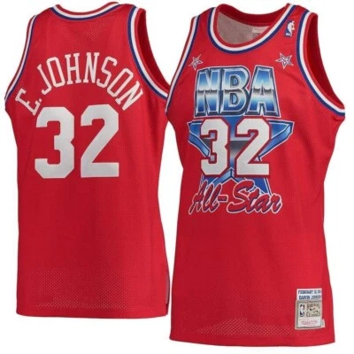 Mitchell & Ness L118605 Red Magic Johnson Los Angeles Lakers Talla 44/L Foto 1 de 3