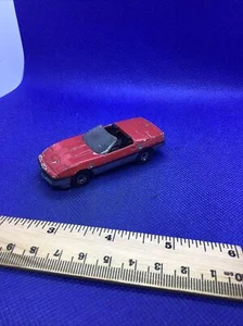 Matchbox 1983 / 1987 Corvette Red w/ Silver Macau - Picture 1 of 5