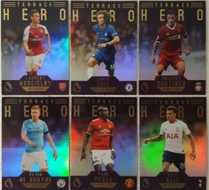 2017-18 Topps Premier League Gold Soccer Card Set TERRACE HERO ( 20 ) - Picture 1 of 3