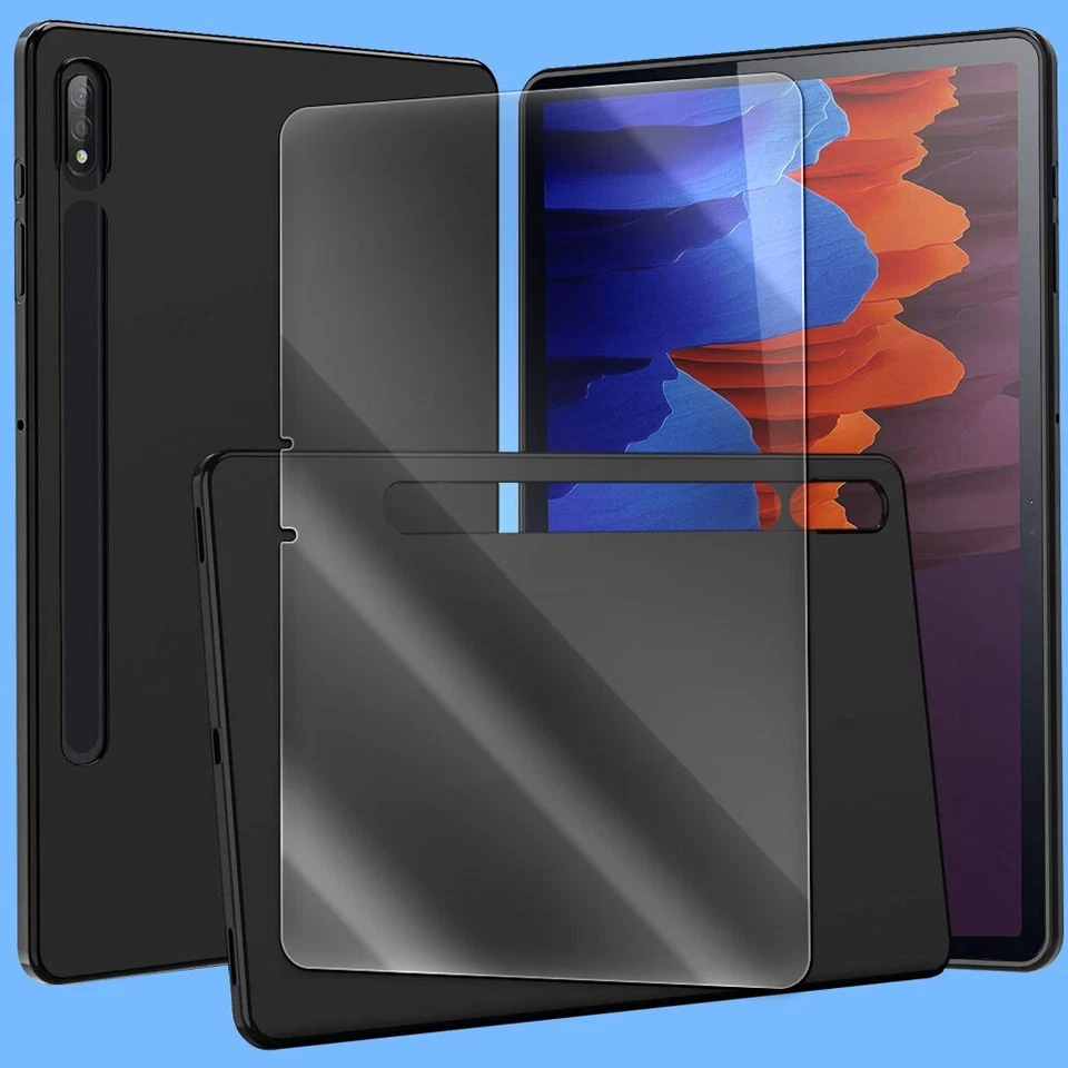 Tempered Glass Screen Protector TPU Case for Samsung Galaxy Tab S7 11" SM-T870N - Image 1 of 1