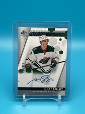 2022-23 SP Authentic Matt Boldy Future Watch Rookie Autograph Card 565 /999