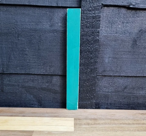 Reclaimed Vintage Wooden French Green ( I ) Shop Letter Industrial Initials  I1 Cover