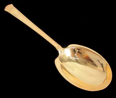 CUCHARA CAZUELA/BAYAS TIFFANY SAN LORENZO ORO PLATA ESTERLINA DORADA 7 1/2" Foto 1 de 4