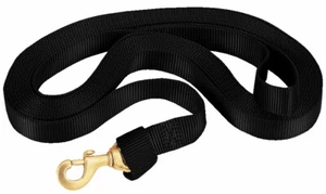 Weaver Leather Flat Nylon Lunge Line Brass Snap, 1" x 30', Black, 35-7043 - Picture 1 of 1