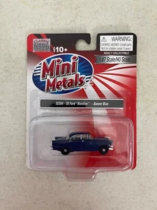 CMW Mini Metals '55 Ford Mainline Banner Blue 1:87 HO Scale Item No. 30384 - Picture 1 of 2