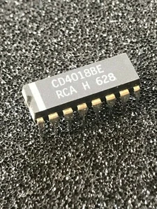 CD4018BE ORIGINAL RCA DIVIDE BY N CHIP UK STOCK x1 fcb16.47 - Picture 1 of 1