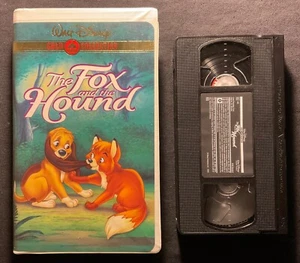 Disney's Fox and the Hound Gold Collection VHS in White Clamshell - Ex !! - Picture 1 of 4