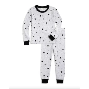 Bloomie’s Baby Unisex Star Print Tee & Star Print Pants Pajama Set - Picture 1 of 2