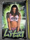 Rare Vintage WWE Funky 2001 WWF Lita Poster #3489 Great Shape 22”x35”