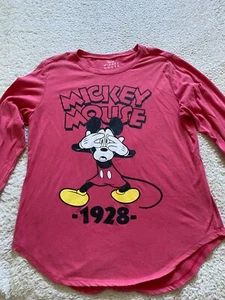 Camisa Disney Girl Mickey Mouse 1928 manga larga talla XL (15-17) - Imagen 1 de 7