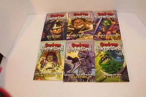 2008/2009 R.L. Stine Goosebumps Horrorland 6 Book Lot: #2, 4, 5, 6, 8 & 10 - Picture 1 of 6