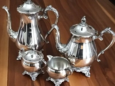 Набор посеребренных чайников ALVIN /GORHAM (4) - Изображение 1 из 4