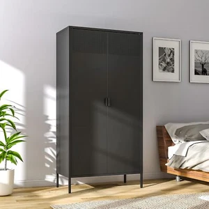 Cofar 71''H Metal Armoire Wardrobe Closet Cabinet,Suitable for Home,Office,Gym - Picture 1 of 18
