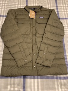 men's silent down shirt jacket