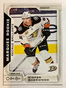 2018-19 O-Pee-Chee Marquee Rookie - KIEFER SHERWOOD #629 Anaheim Ducks RC - Picture 1 of 1