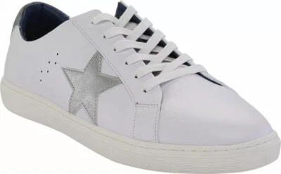 New Steve Madden Madden Men's Dixxin Sneaker, Shoes White Synthetic Leather NWB - Image 1 of 4