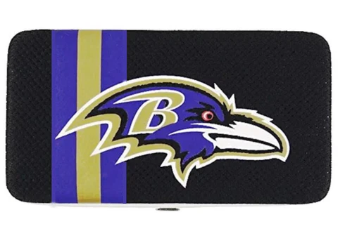 Baltimore Ravens Women Shell Mesh Wallet NFL Authentic by Little Earth New Cover