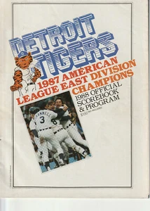 1988-1995  Detroit Tigers program and score book CHOICE OF 3 AG19 - Picture 1 of 3